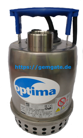 EBARA OPTIMA M 230V/50Hz 0,25kW  Tauchpumpe für Schmutzwasser ab